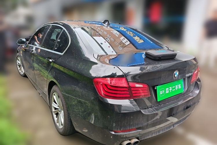 Used BMW 5 Series 2014 520i Elegant Edition Rear Left 45 Deg