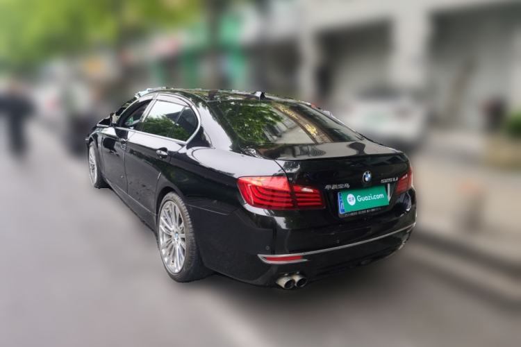 Used BMW 5 Series 2014 525Li Luxury Design Package Rear Left 45 Deg