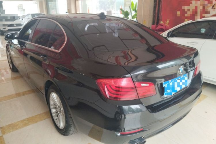 Used BMW 5 Series 2014 525Li Leading Model Rear Left 45 Deg