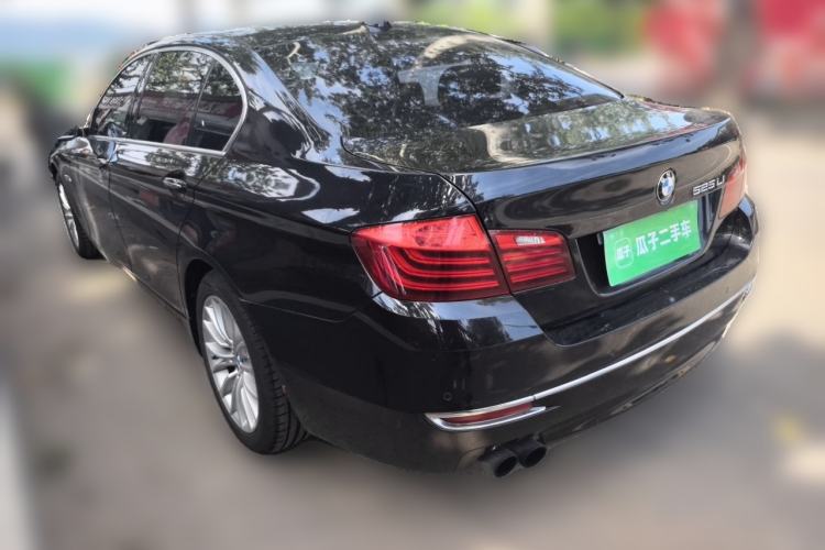 Used BMW 5 Series 2014 525Li Luxury Design Package Rear Left 45 Deg