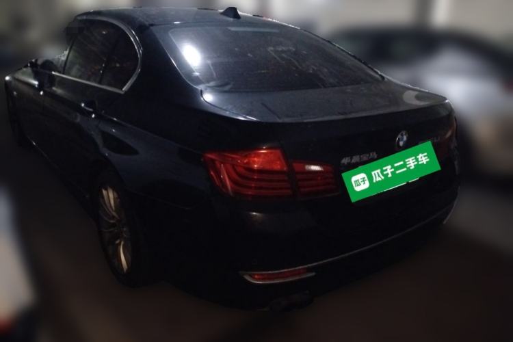 Used BMW 5 Series 2014 525Li Luxury Design Package Rear Left 45 Deg