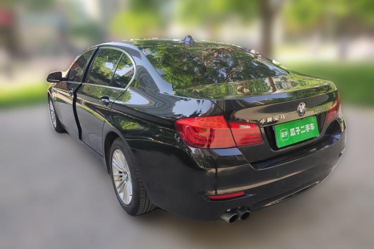 Used BMW 5 Series 2014 525Li Leading Model Rear Left 45 Deg