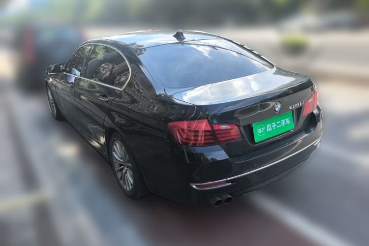 Used BMW 5 Series 2014 525Li Luxury Design Package Rear Left 45 Deg