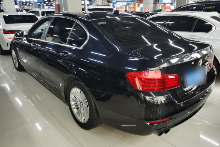 Used BMW 5 Series 2014 525Li Leading Model Rear Left 45 Deg