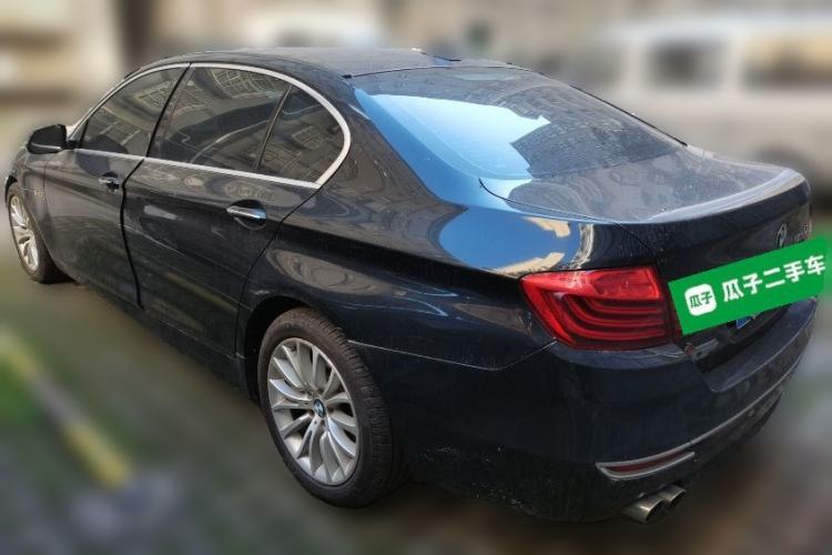 Used BMW 5 Series 2014 525Li Luxury Design Package Rear Left 45 Deg