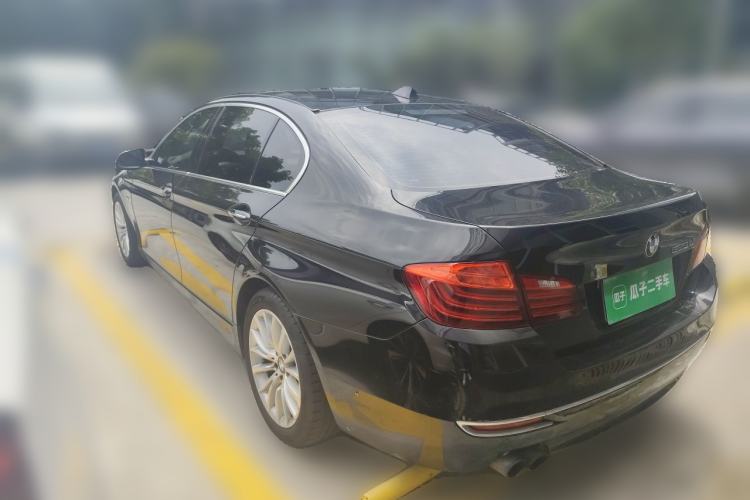 Used BMW 5 Series 2014 525Li Luxury Design Package Rear Left 45 Deg