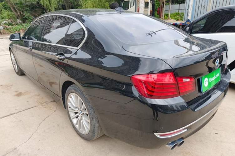 Used BMW 5 Series 2014 525Li Luxury Design Package Rear Left 45 Deg