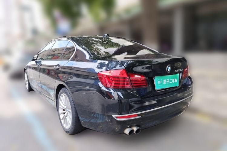 Used BMW 5 Series 2014 525Li Luxury Design Package Rear Left 45 Deg