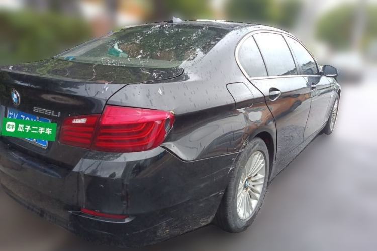 Used BMW 5 Series 2014 525Li Leading Model Rear Right 45 Deg