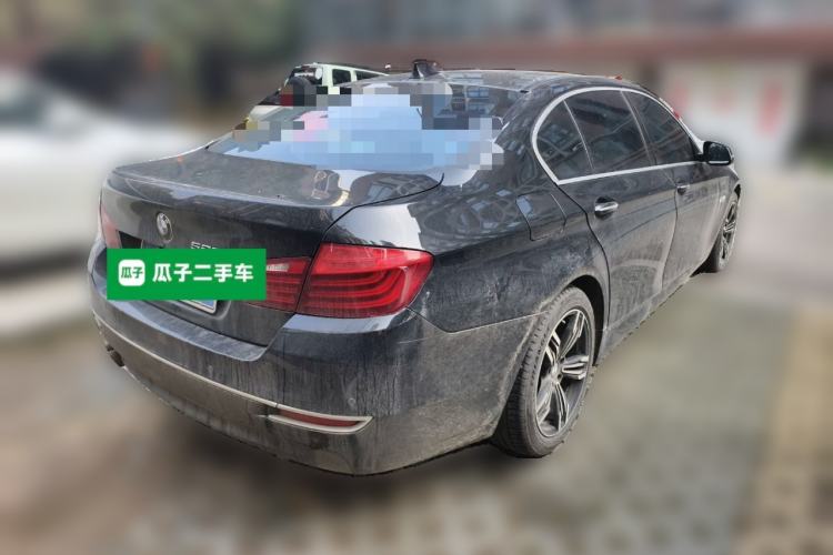 Used BMW 5 Series 2014 525Li Luxury Design Package Rear Right 45 Deg