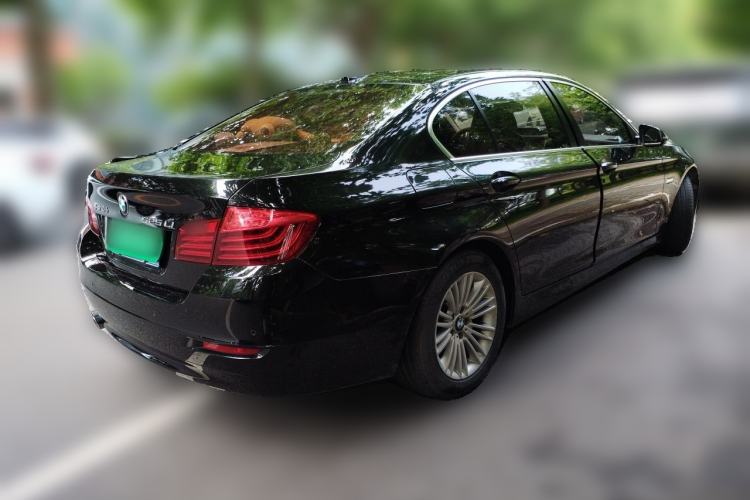 Used BMW 5 Series 2014 525Li Leading Model Rear Right 45 Deg