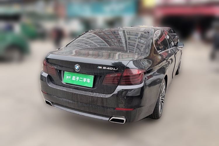 Used BMW 5 Series 2014 525Li Luxury Design Package Rear Right 45 Deg
