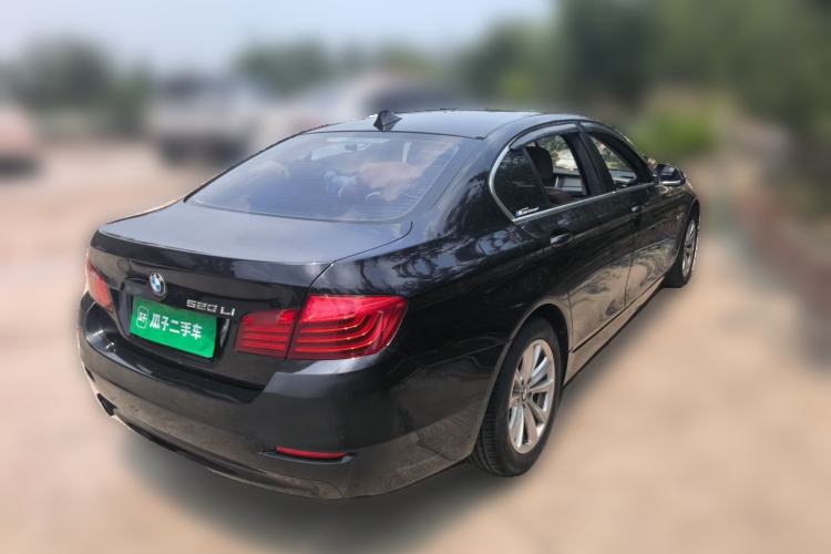 Used BMW 5 Series 2014 520Li Elegant Model Rear Right 45 Deg