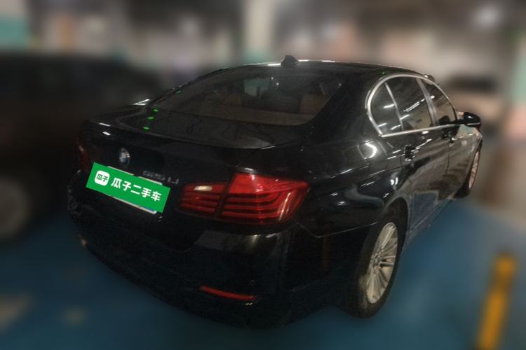 Used BMW 5 Series 2014 525Li Leading Model Rear Right 45 Deg