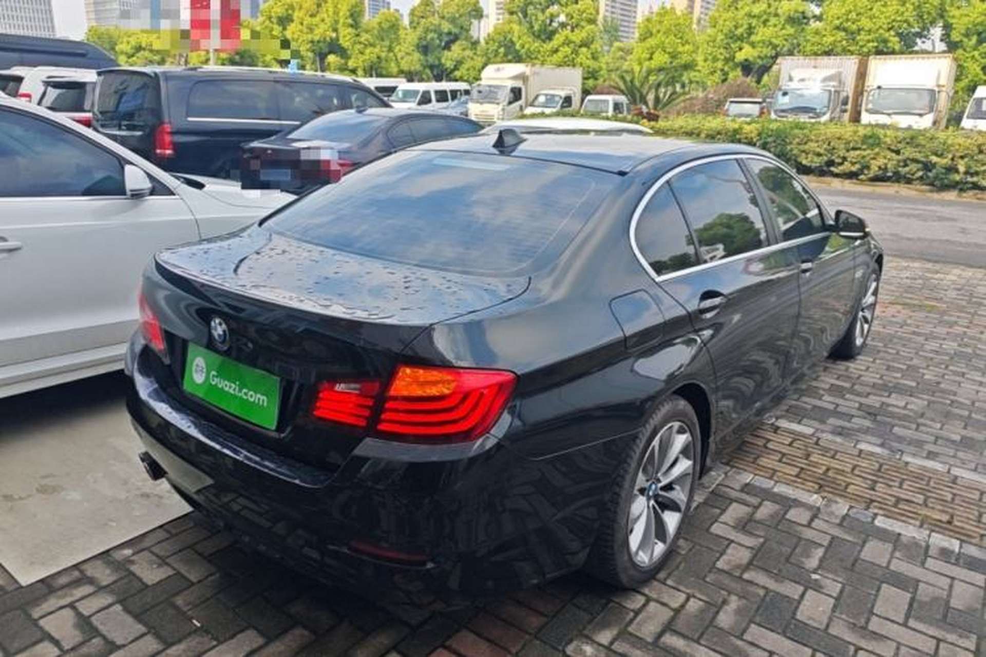 Used BMW 5 Series 2014 528Li Leading Model Rear Right 45 Deg