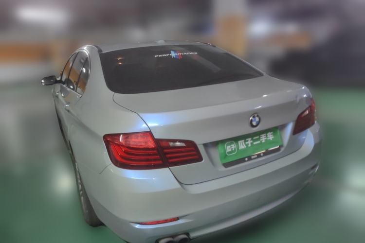 Used BMW 5 Series 2014 525Li Leading Model Rear Left 45 Deg