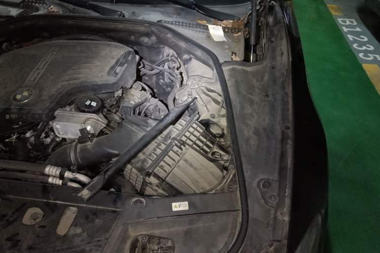 Used BMW 5 Series 2014 525Li Luxury Design Package Engine Bay Left