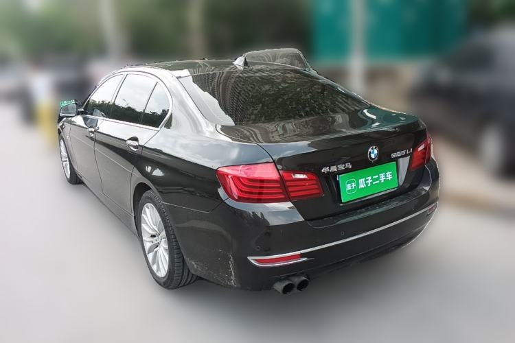 Used BMW 5 Series 2014 525Li Luxury Design Package Rear Left 45 Deg