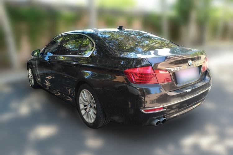 Used BMW 5 Series 2014 525Li Luxury Design Package Rear Left 45 Deg