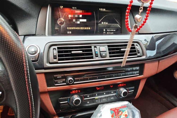 Used BMW 5 Series 2014 520Li Elegant Model Audio And AC Panel