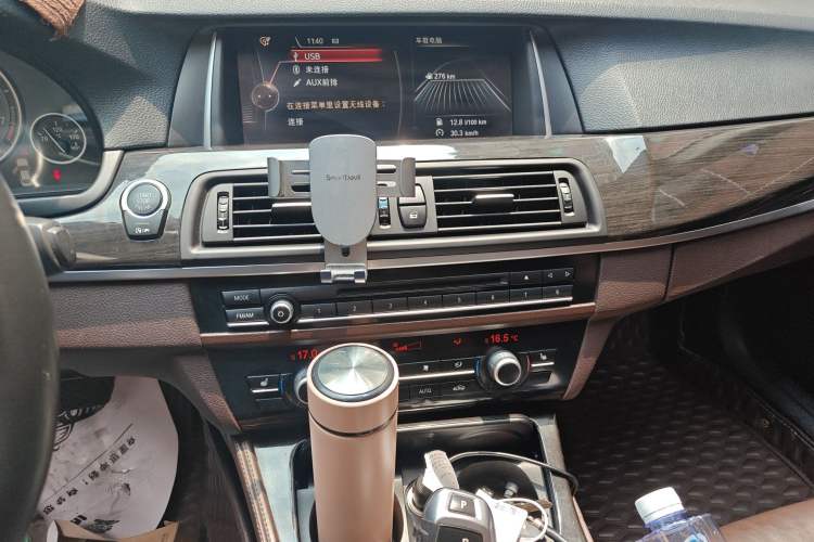 Used BMW 5 Series 2014 525Li Luxury Design Package Audio And AC Panel