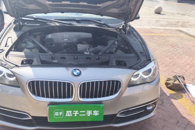 Used BMW 5 Series 2014 528Li xDrive Luxury Design Package Engine Bay Left