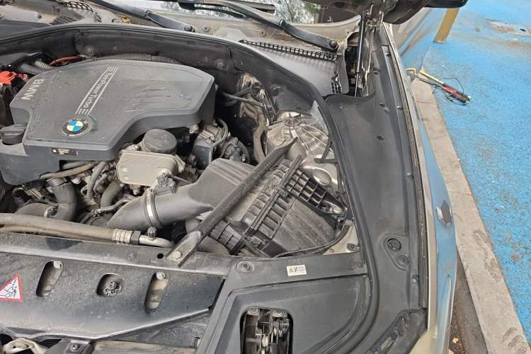 Used BMW 5 Series 2014 525Li Luxury Design Package Engine Bay Left