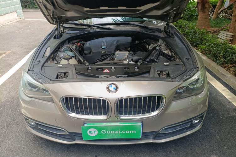 Used BMW 5 Series 2014 525Li Luxury Design Package Engine Bay