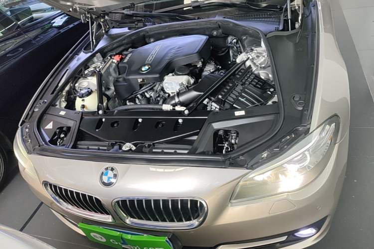 Used BMW 5 Series 2014 525Li Leading Model Engine Bay