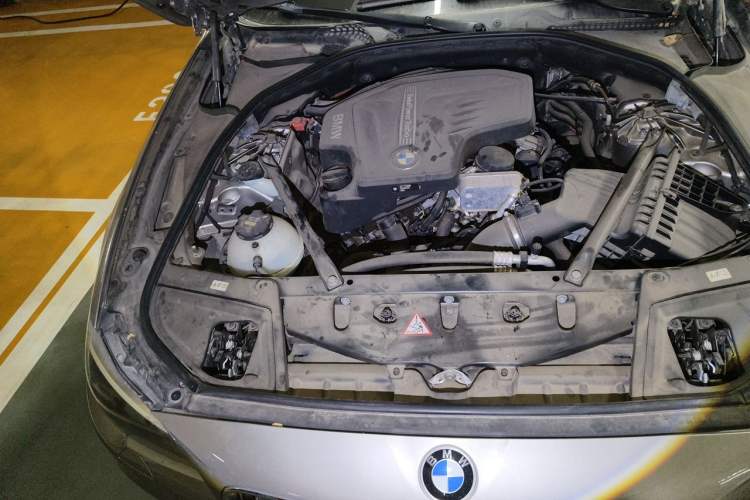 Used BMW 5 Series 2014 525Li Luxury Design Package Engine Bay Right