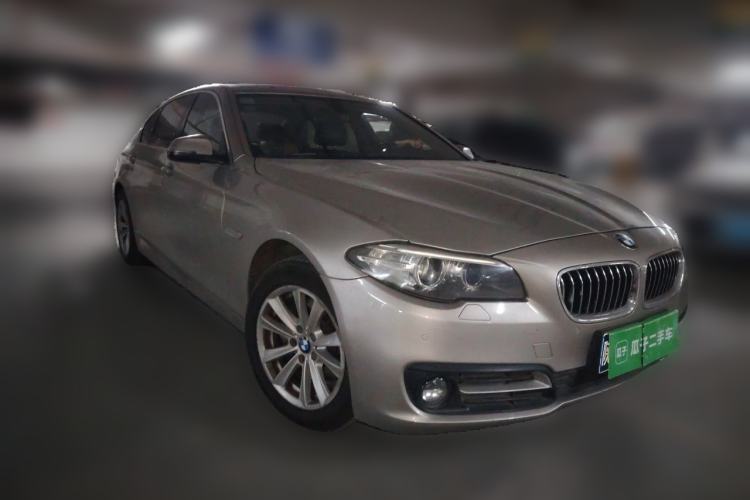 Used BMW 5 Series 2014 520Li Elegant Model Front Right 45 Deg