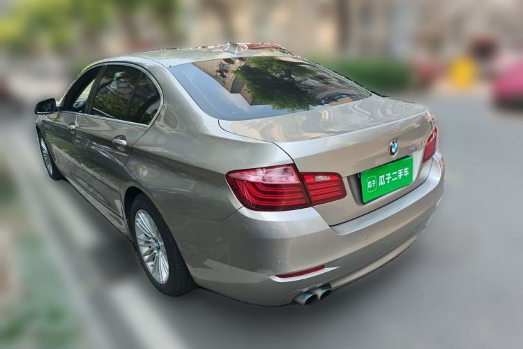 Used BMW 5 Series 2014 525Li Leading Model Rear Left 45 Deg