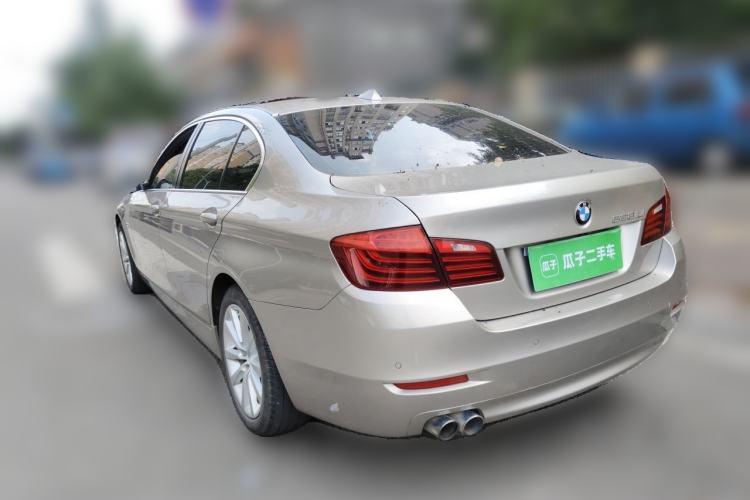 Used BMW 5 Series 2014 528Li Leading Model Rear Left 45 Deg