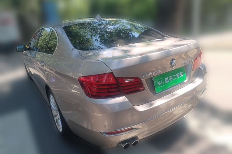 Used BMW 5 Series 2014 525Li Luxury Design Package Rear Left 45 Deg