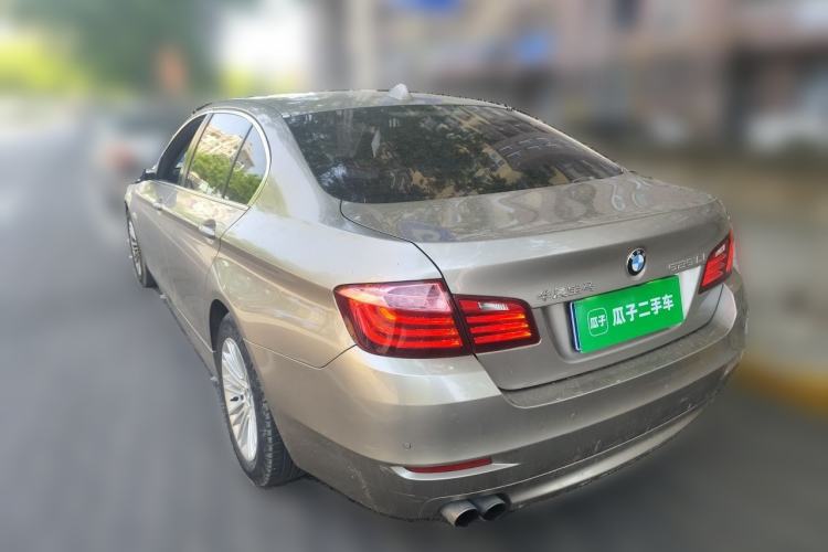 Used BMW 5 Series 2014 525Li Leading Model Rear Left 45 Deg
