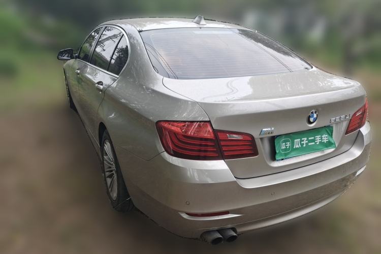 Used BMW 5 Series 2014 525Li Luxury Design Package Rear Left 45 Deg