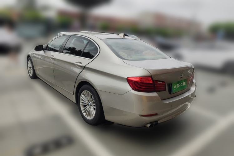 Used BMW 5 Series 2014 525Li Leading Model Rear Left 45 Deg