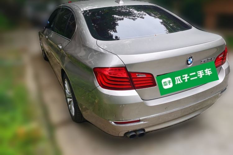 Used BMW 5 Series 2014 525Li Luxury Design Package Rear Left 45 Deg