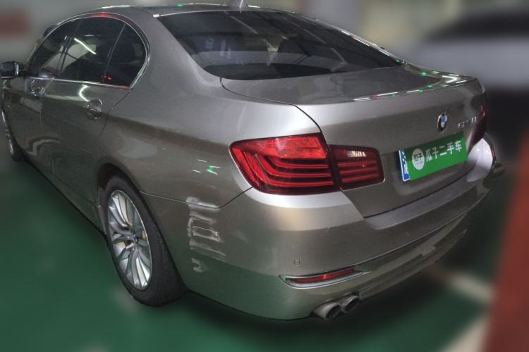 Used BMW 5 Series 2014 525Li Leading Model Rear Left 45 Deg