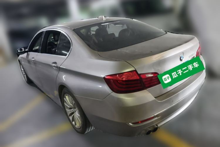 Used BMW 5 Series 2014 525Li Luxury Design Package Rear Left 45 Deg