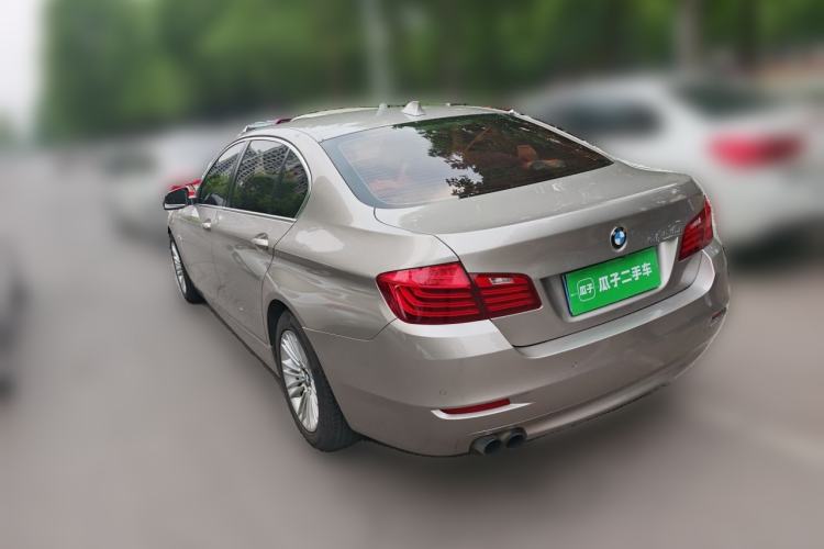 Used BMW 5 Series 2014 525Li Leading Model Rear Left 45 Deg
