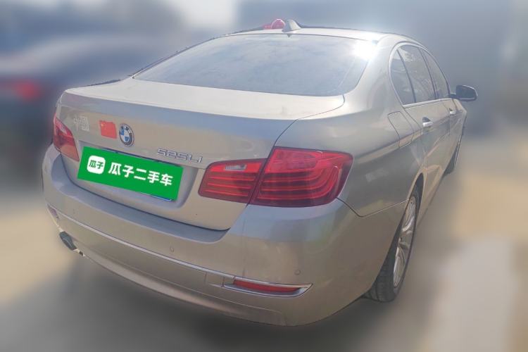 Used BMW 5 Series 2014 525Li Luxury Design Package Rear Right 45 Deg
