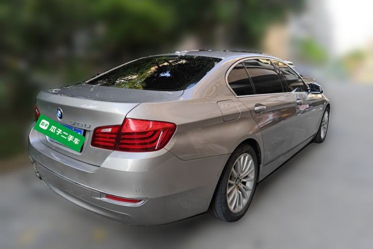 Used BMW 5 Series 2014 525Li Luxury Design Package Rear Right 45 Deg