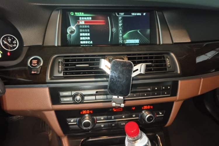 Used BMW 5 Series 2014 528Li Leading Model Audio And AC Panel