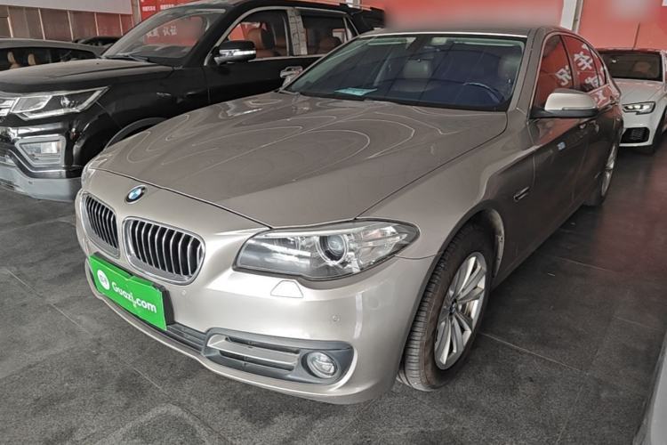 Used BMW 5 Series 2014 520Li Elegant Model Guazi used car, China used car export, Used car for sale, Used BMW cars, Cheapest cars for sale