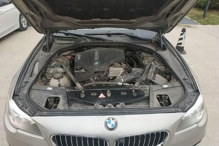 Used BMW 5 Series 2014 520Li Elegant Model Engine Bay