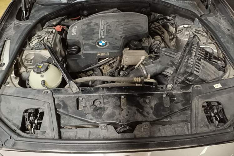 Used BMW 5 Series 2014 520Li Elegant Model Engine Bay