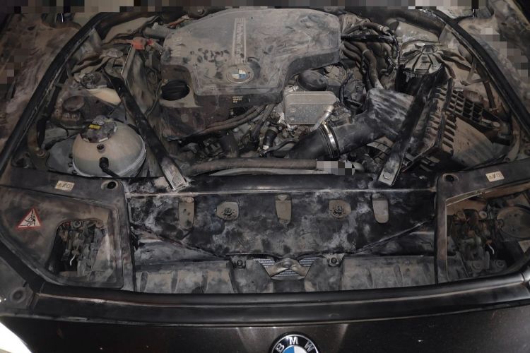 Used BMW 5 Series 2014 525Li Luxury Design Package Engine Bay