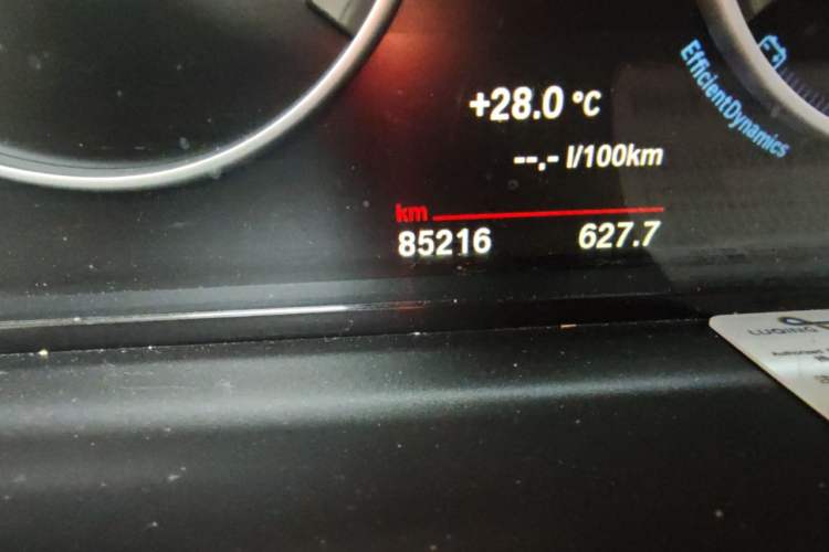 Used BMW 5 Series 2014 525Li Fashion Design Package Odometer Close Up