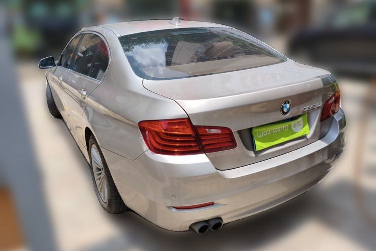 Used BMW 5 Series 2014 525Li Leading Model Rear Left 45 Deg